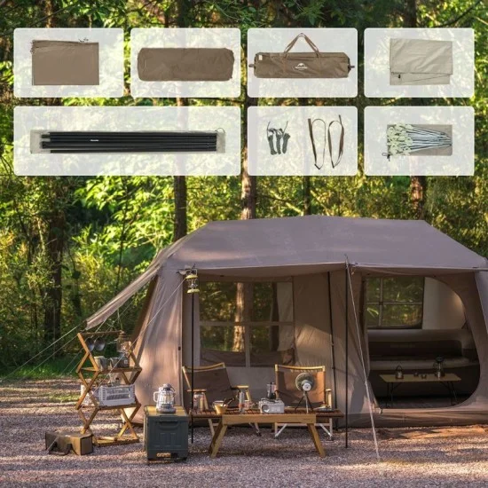 Naturehike Village 13 Automatic Tent - Brown (395*270*183)